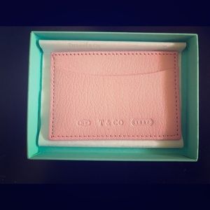 Tiffany & Co mini wallet— pink
